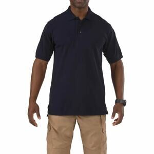 5.11 Tactical Men's Navy Classic Fit Short Sleeve Professional Polo Shirt - 2XL